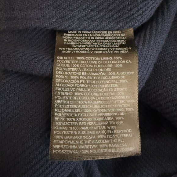 NWT The North Face Valley Twill Flannel Shirt Mens XL Summit Navy Outdoor Preppy - Picture 15 of 16